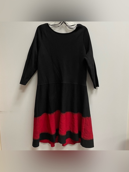 Eliza J Dresses & Skirts - ELIZA J BLACK & RED MIDI LENGTH DRESS SZ 2XL